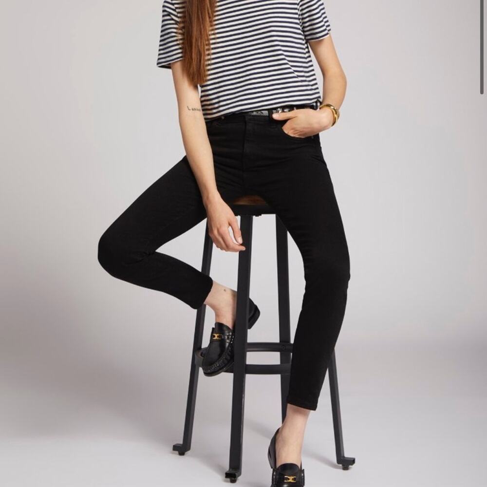 Current Elliott Black Stiletto Jeans size 25